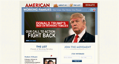 Desktop Screenshot of americanworkingfamilies.com